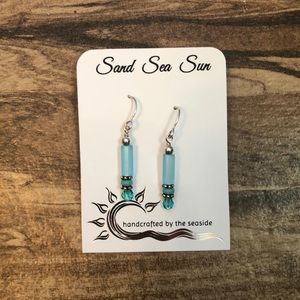 Blue Glass earrings
